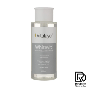 محلول پاک کننده آرایش ویتالیر مدل وایت ویت